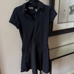 OLAY Black Sport Mini Dress Large